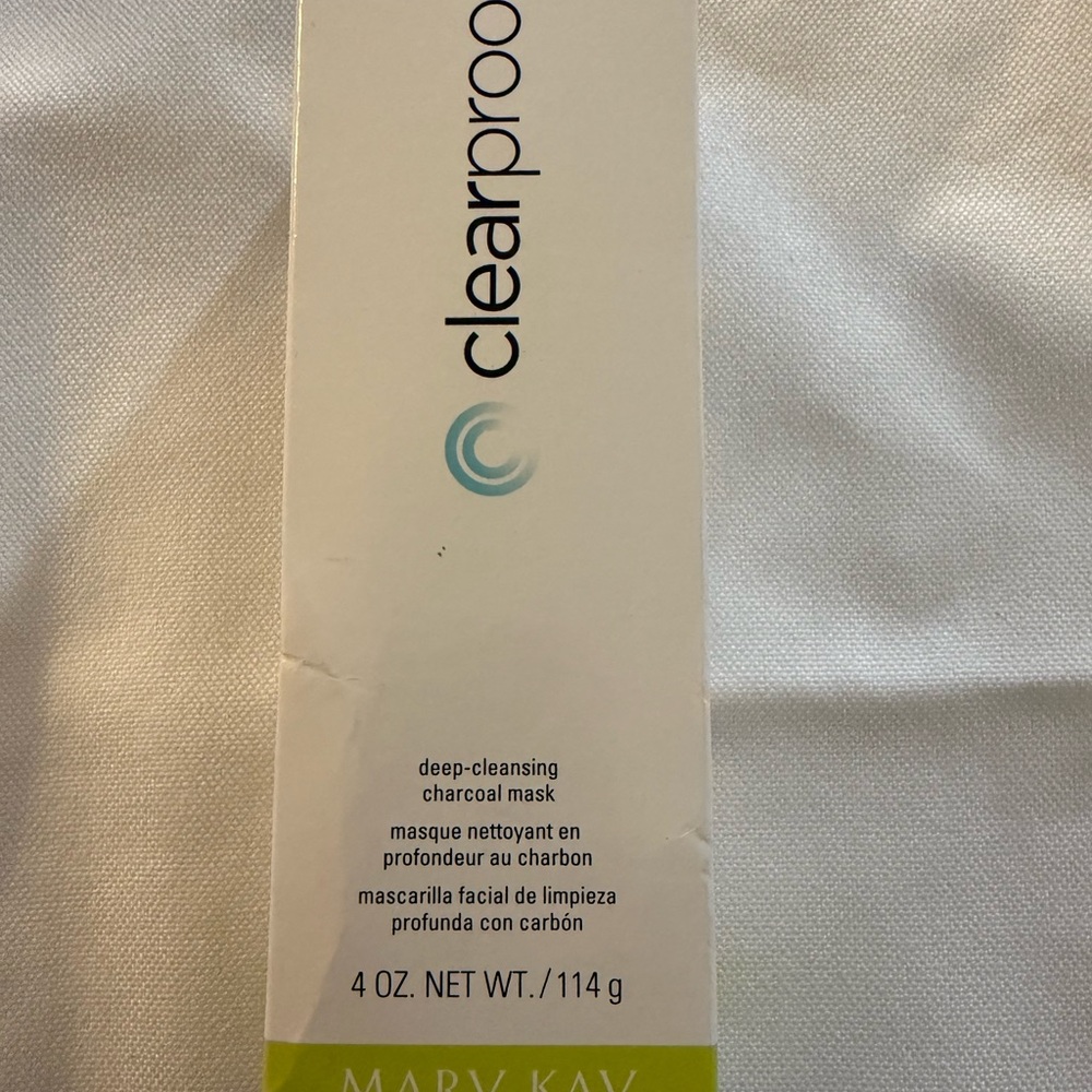 Mary Kay Clearproof Charcoal Mask - White and Green Packaging